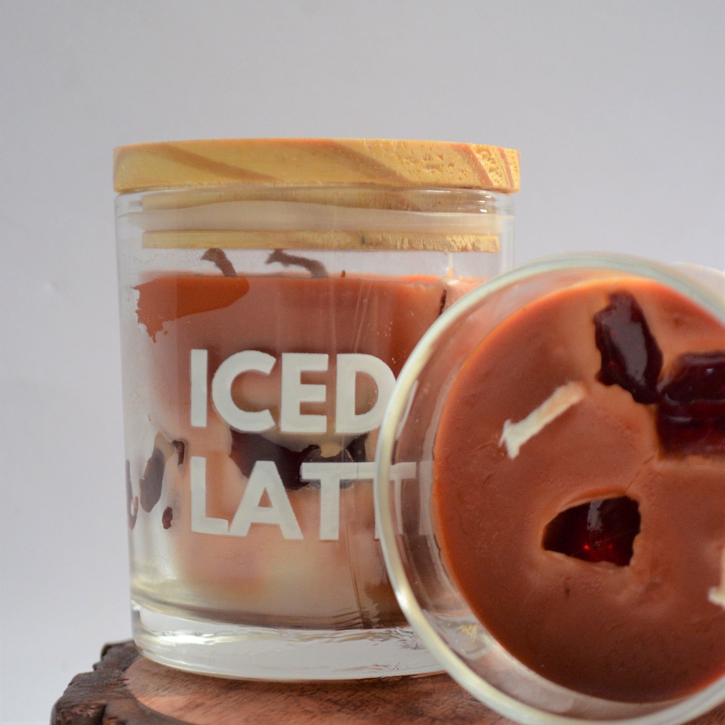 Iced latte candle