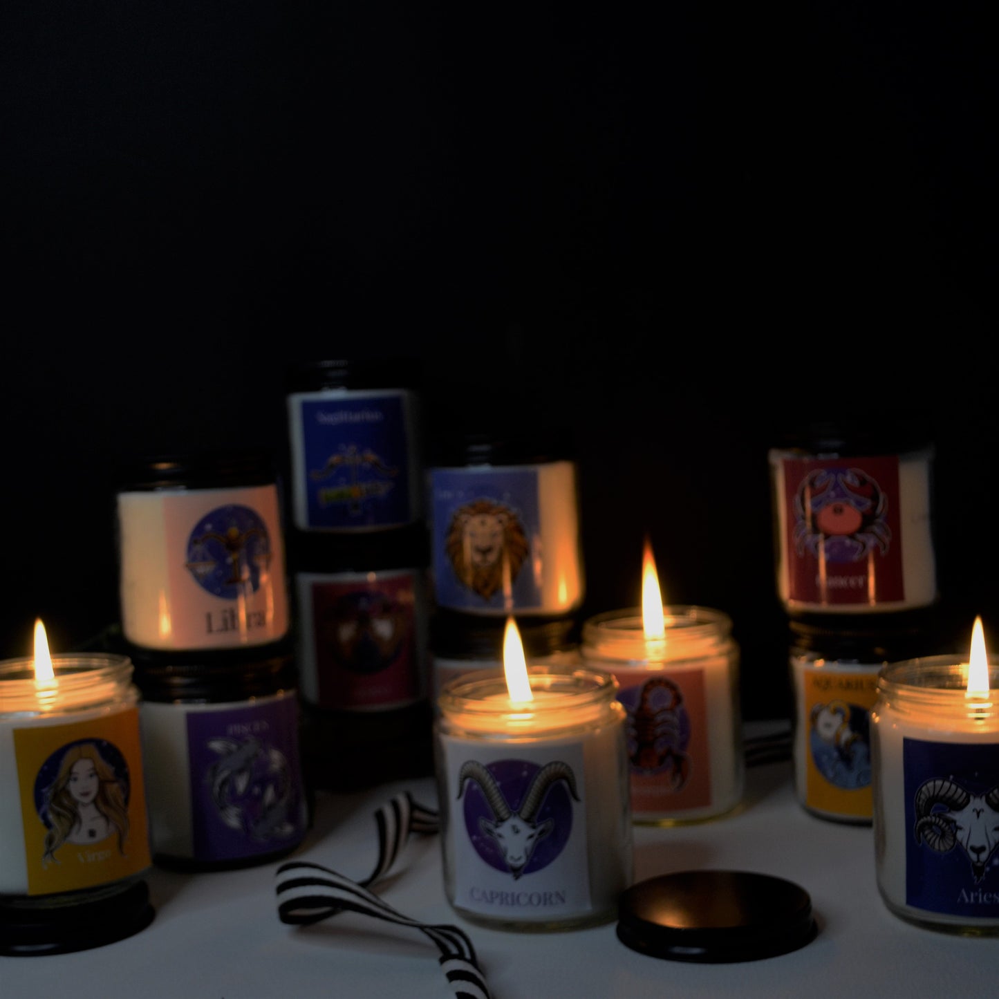sagittarius- zodiac candle