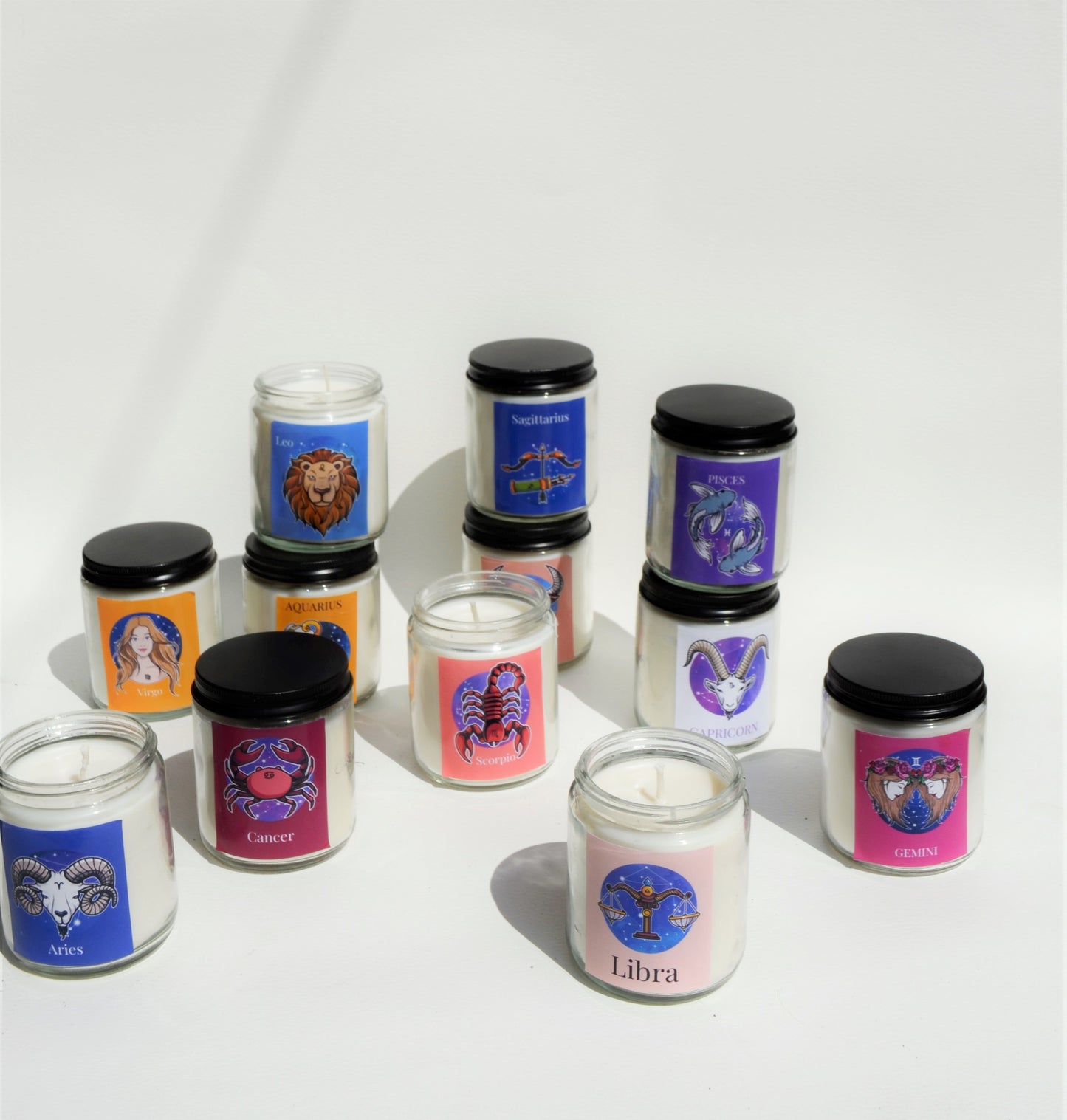 sagittarius- zodiac candle