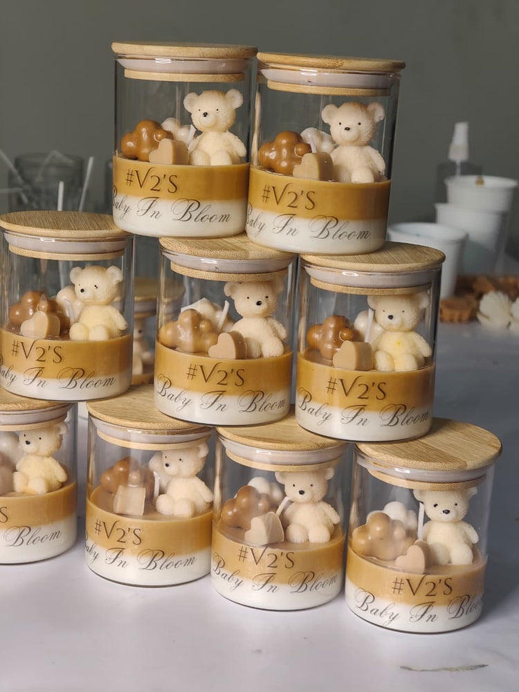 Teddy candle samples