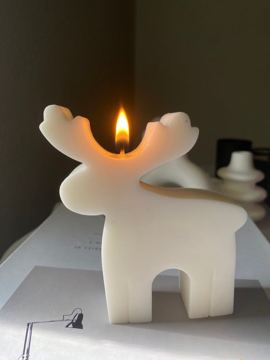 Reindeer scented candle
