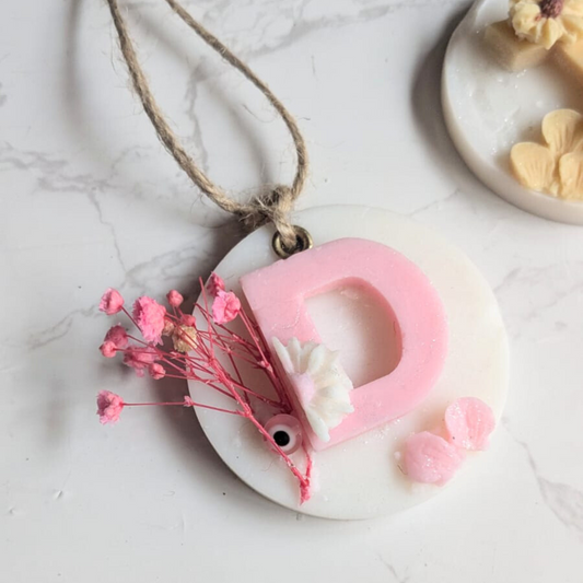 PINK BLOOM - MONOGRAM WAX SACHET