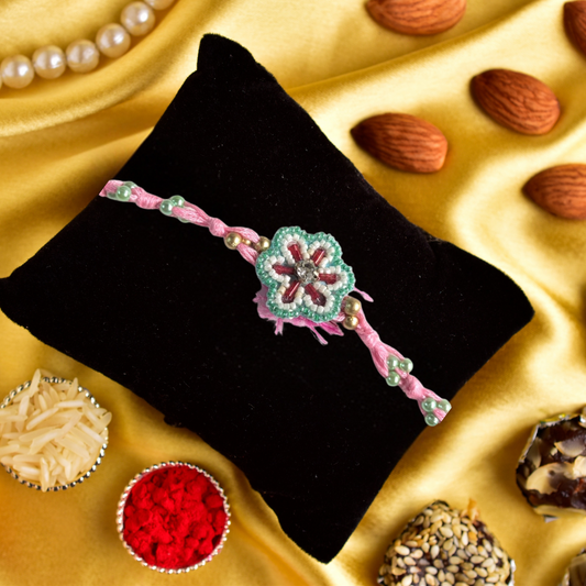 Flower bloom Rakhi