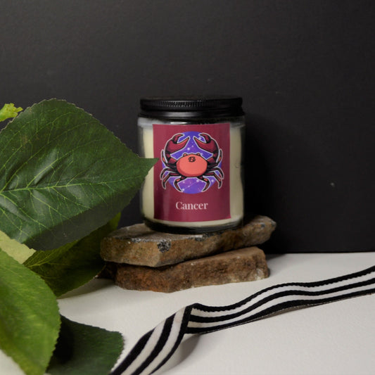 Cancer-zodiac candle