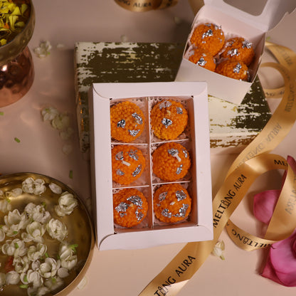 Motichoor ladoo candle