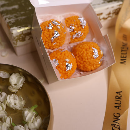 Motichoor ladoo candle