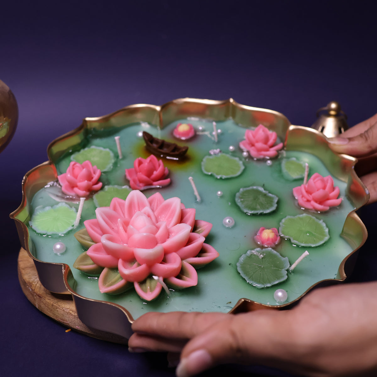 Kamalika - Lotus Shaped Candle