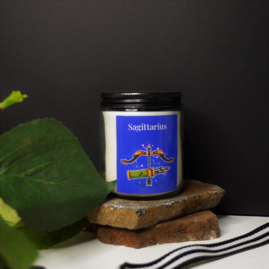 sagittarius- zodiac candle