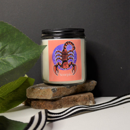 Scorpio- zodiac candle
