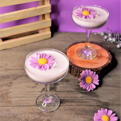 Purple martini -scented candle