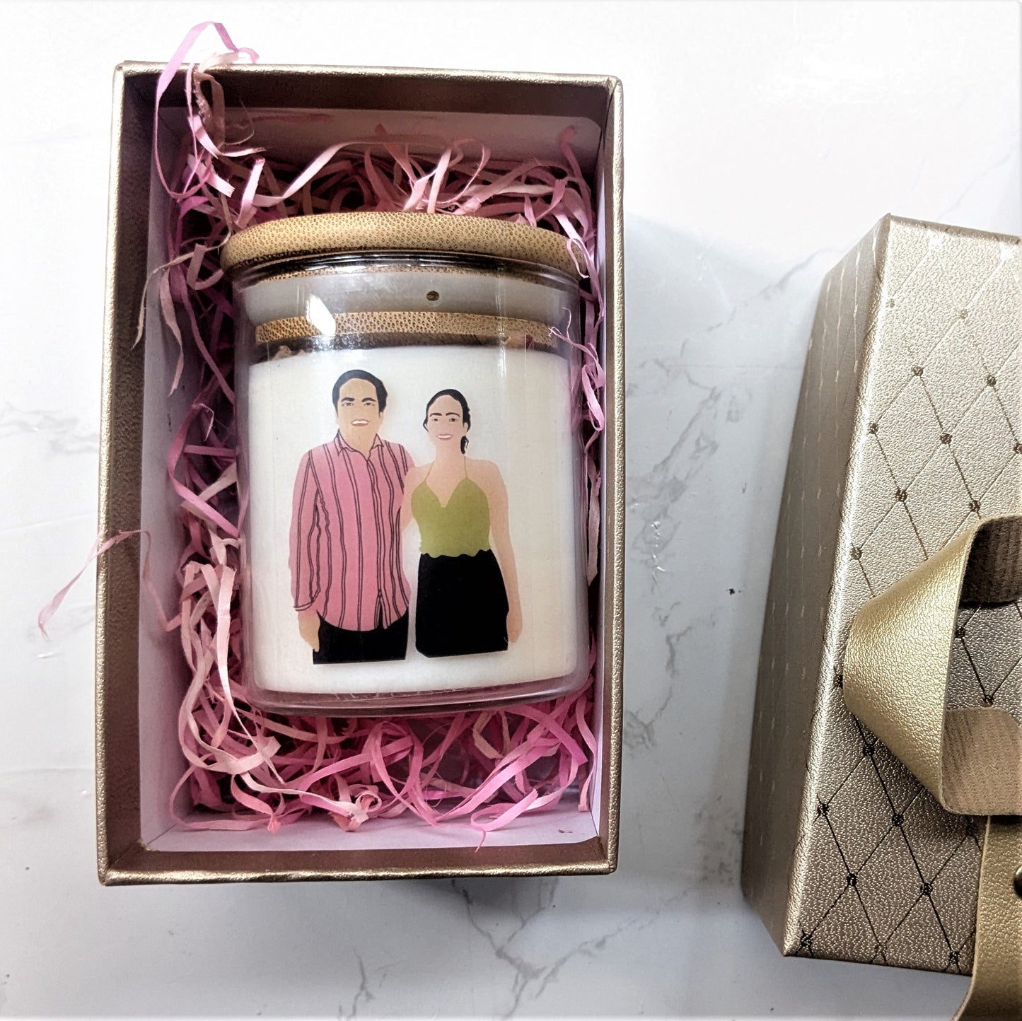 Custom illustration: scented candle