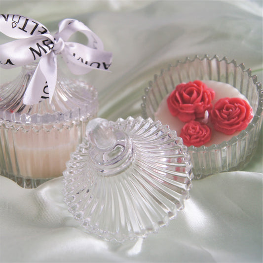 Crystal candle jar