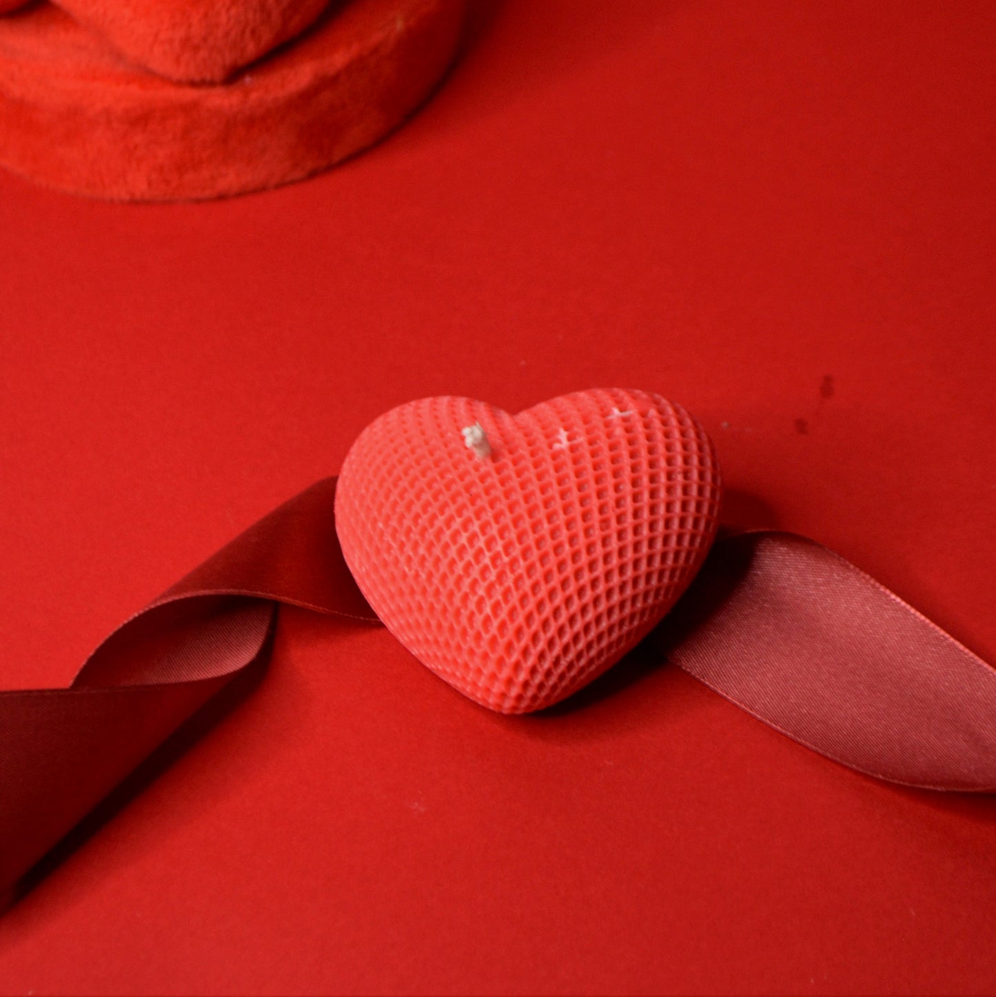 heart candle-set of 2