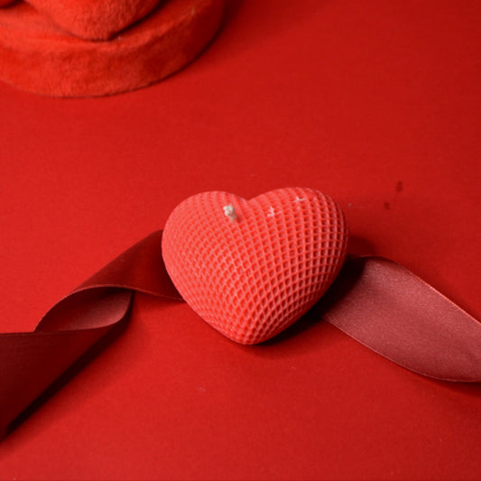 heart candle-set of 2