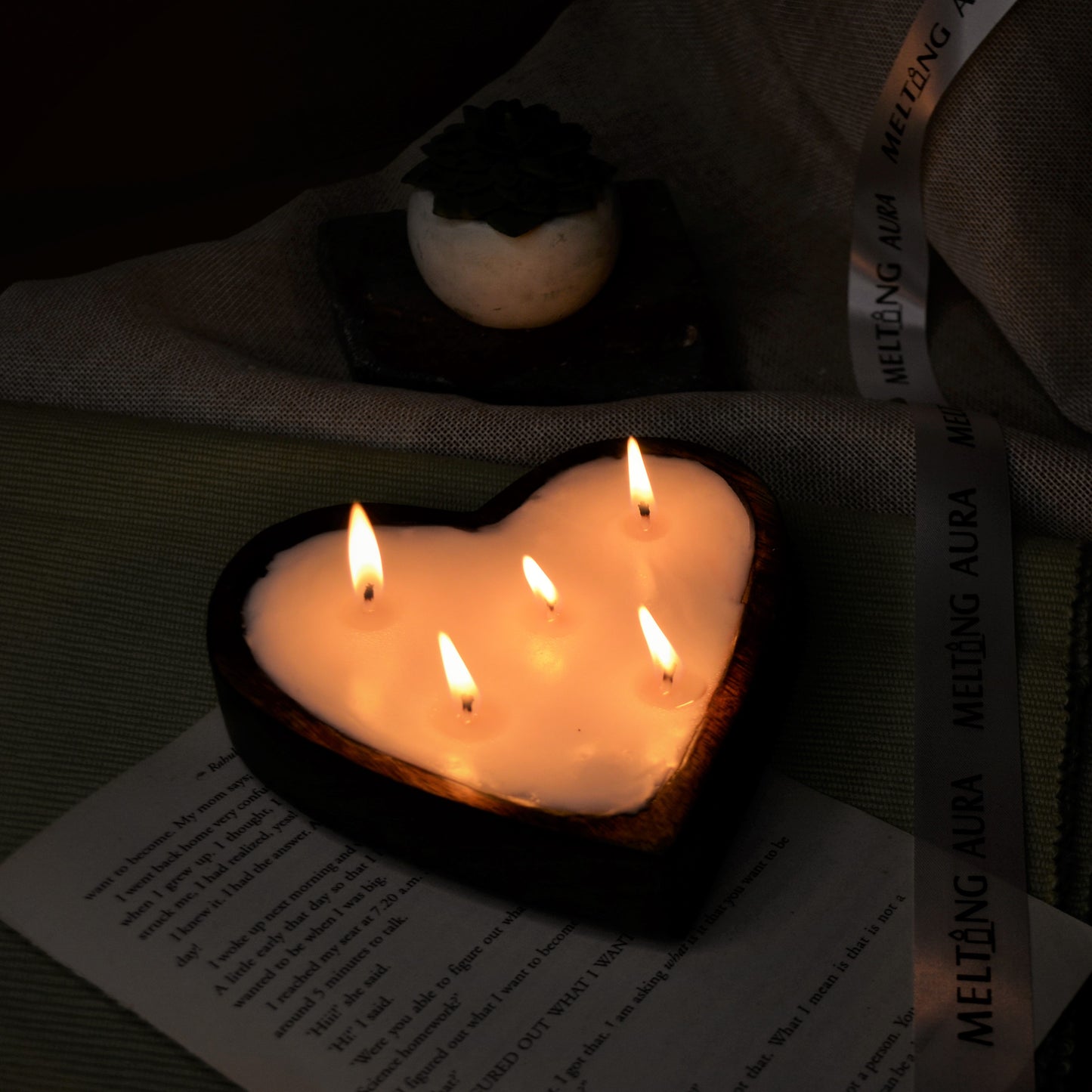 Whispers of White-heart bowl cadle