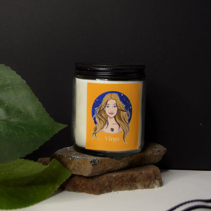 virgo- zodiac candle