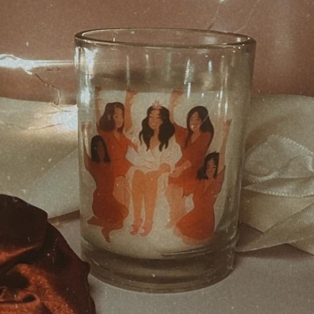 Custom illustration: scented candle